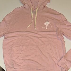 Women’s Hotel del Coronado hooded light weight sweatshirt with pocket, GUC